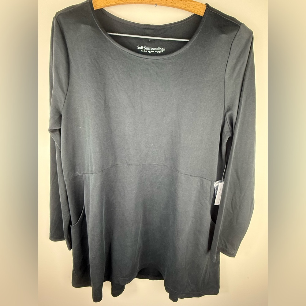 Soft Surroundings Women's Fairfax Tunic Long Sleeve Top
